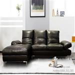 Bọc ghế sofa bằng chất liệu da thích hợp nhất cho không gian phòng khách nào